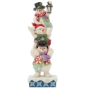 Jim Shore 6017017N Stacked Snowmen Figurine