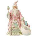 Jim Shore 6017018N Sweets Santa with Bag Figurine