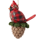 Jim Shore 6017030N Highland Glen Cardinal Ornament