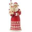 Jim Shore 6017043N Nordic Noel Santa Sisal Tree Figurine