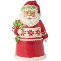 Jim Shore 6017047N Nordic Noel Santa Pint Size Figurine