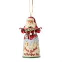 Jim Shore 6017048N Santa I Heard the Bells Ornament