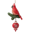 Jim Shore 6017049N Nordic Noel Cardinal Ornament