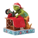 Jim Shore Dr Seuss 6017059N Grinch Sewing Santa Figurine