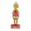 Jim Shore Dr Seuss 6017062N Grinch with Heart Hands Figurine