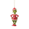 Jim Shore Dr Seuss 6017076N Grinch with Hands on Hips Ornament