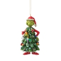 Jim Shore Dr Seuss 6017078 Grinch Dressed as Xmas Tree Ornament