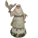 Jim Shore 6017171N Woodland Santa with Owl Figurine