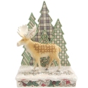 Jim Shore 6017173 Woodland Moose with Tree Figurine