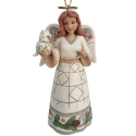 Jim Shore 6017184N Woodland Angel with Owl Ornament