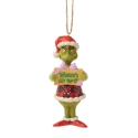 Jim Shore Dr Seuss 6017185 PVC Grinch Message Ornament