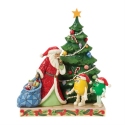 Jim Shore 6017199 Santa with M and M Characters Figurine