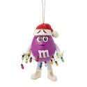 Jim Shore 6017205N Purple Character Xmas Lights Ornament