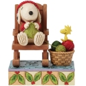 Jim Shore Peanuts 6017232N Snoopy in Rocking Chair Figurine