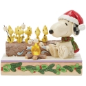 Jim Shore Peanuts 6017235N Snoopy and Woodstocks LED Figurine