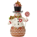 Jim Shore 6017265N Gingerbread Snowman Figurine