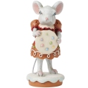 Jim Shore 6017268N Gingerbread Mouse Girl Figurine