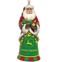 Jim Shore 6017291 Santa Holding John Deere Tractor Ornament