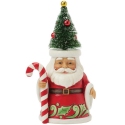 Jim Shore 6017295N Santa Sisal Tree Hat Pint Size Figurine