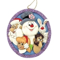 Jim Shore 6017536 Frosty and Characters Ornament