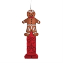 Jim Shore 6017541 Gingerbread Man Pez Ornament