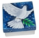 Kubla Crafts Capiz 1048 Dove Capiz Box