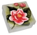 Kubla Crafts Capiz 1054 Camellia Capiz Box