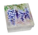 Kubla Crafts Capiz 1060 Wisteria Flower Capiz Box