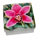 Kubla Crafts Capiz 1065N Orchid Cymbidium Capiz Box