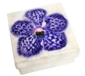 Kubla Crafts Capiz 1066 Vanda Orchid Capiz Box