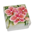 Kubla Crafts Capiz 1109 Orchid Capiz Box