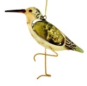 Kubla Crafts Capiz 1315YN Sandpiper with Shell Ornament