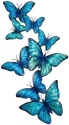 Kubla Crafts Capiz 2201N Butterfly Capiz Wall Decor