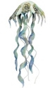 Kubla Crafts Capiz 2218N Jellyfish Capiz Wall Decor