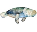 Kubla Crafts Capiz 2228N Manatee Wall Decor