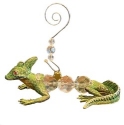 Kubla Crafts Bejeweled Enamel 2862N Bejeweled Lizard Ornament with Hanger