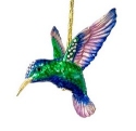 Kubla Crafts Bejeweled Enamel 2864 Hummingbird Jeweled Ornament