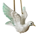 Kubla Crafts Bejeweled Enamel 2897N Bejeweled Peace Dove Ornament