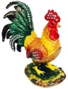 Kubla Crafts Bejeweled Enamel 2992N Rooster Box