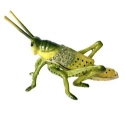 Kubla Crafts Bejeweled Enamel 3436A Green Grasshopper Box