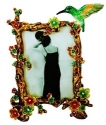 Kubla Crafts Bejeweled Enamel 3602N Jeweled Hummingbird Picture Frame