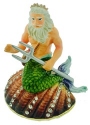 Kubla Crafts Bejeweled Enamel 3603 King Neptune Box