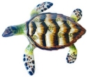 Kubla Crafts Bejeweled Enamel 3608N Extra Large Sea Turtle Box