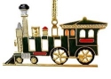 Kubla Crafts Bejeweled Enamel 3684BN Enamel Locomotive Ornament