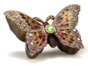 Kubla Crafts Bejeweled Enamel 3872N Large Butterfly Box