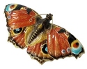 Kubla Crafts Bejeweled Enamel 4145N Large Butterfly Box