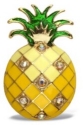 Kubla Crafts Cloisonne 8102MN Pineapple Crystal and Enamel Magnet