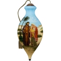 Ne'Qwa Art 7241118 Holy Family on Road Ornament