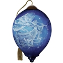 Ne'Qwa Art 7241122N Angel Flying with Trumpet Ornament