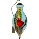 Ne'Qwa Art 7241126N Cardinal on Birch Tree Ornament